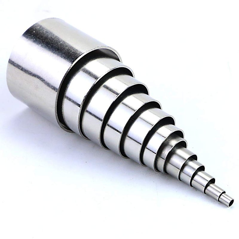 Fireboomoon 12 PCS Hole Hollow Punch Cutter Set with Storage Case,Stainless Steel Round Circle Ring Clay Cutters Ceramics Dotting Baking Indentation Mold Tools for Polymer Clay Pottery Handmade Craft - Image 3